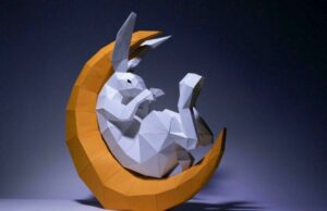 دیوارکوب خرگوش روی ماه