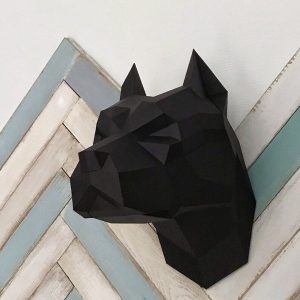 دیوارکوب سر سگ پیتبول