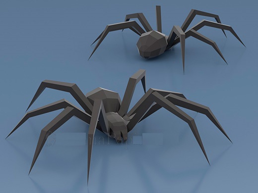 مجسمه کامل عنکبوت مخصوص هالووین